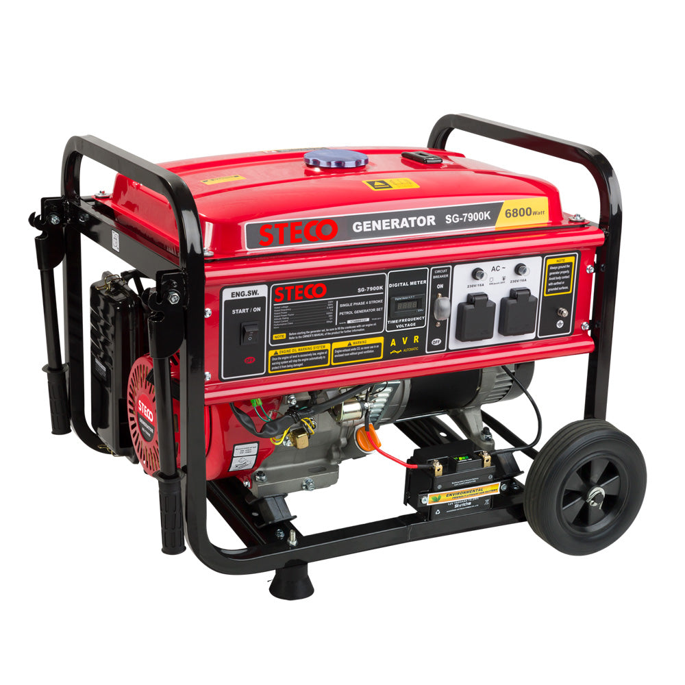 STECO 7500W Key-Start Generator SG-7900K (5-Stroke Engine)
